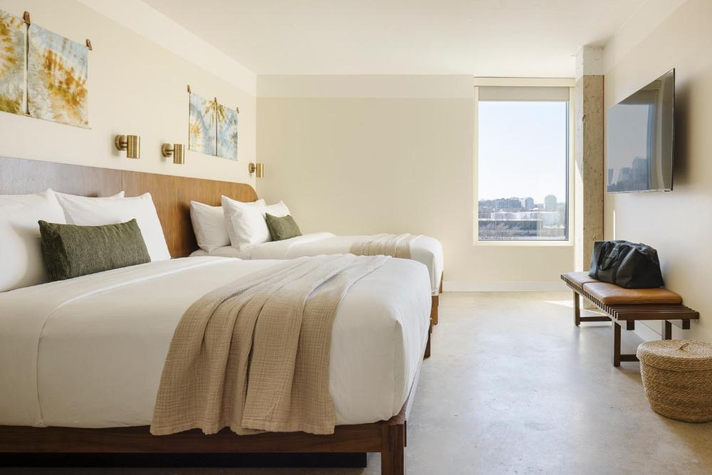 Deluxe Queen Room with Two Queen Beds interior